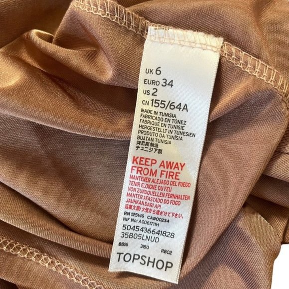 Topshop Sleeveless Dress Size 2 - Picture 9 of 13